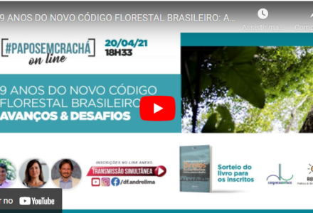 O anos Codigo Florestal brasileiro