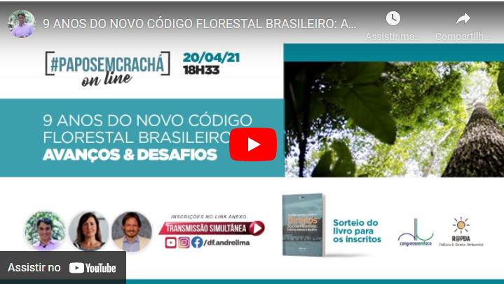 O anos Codigo Florestal brasileiro